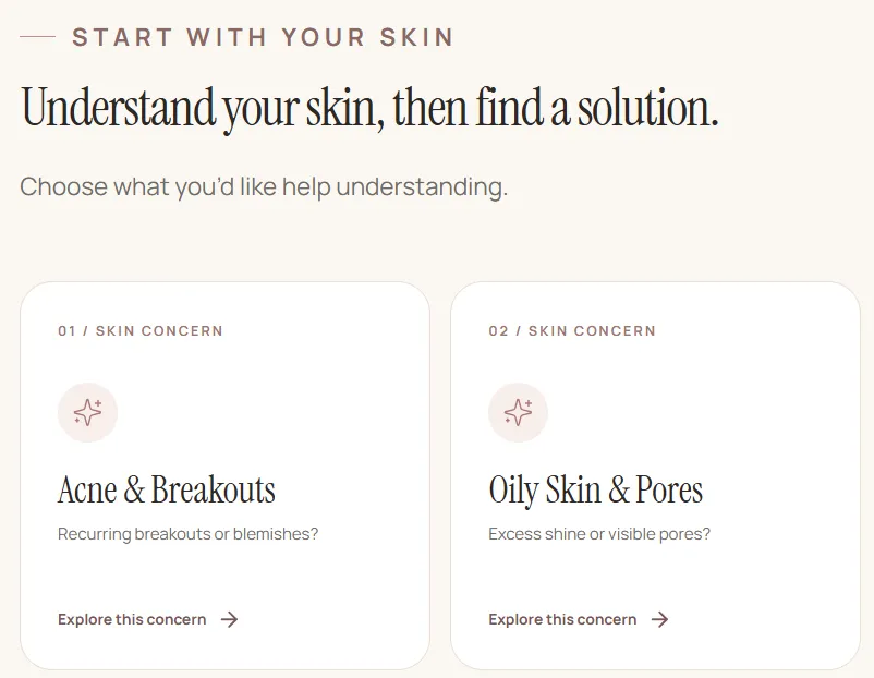 Skin Consultant Website